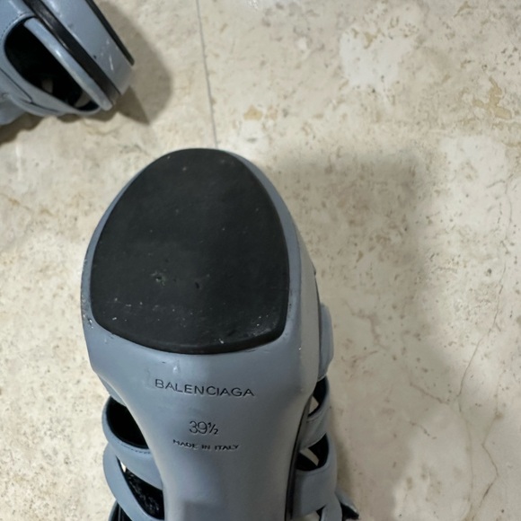 Balenciaga Light Blue Gladiator Heel - Picture 4 of 7